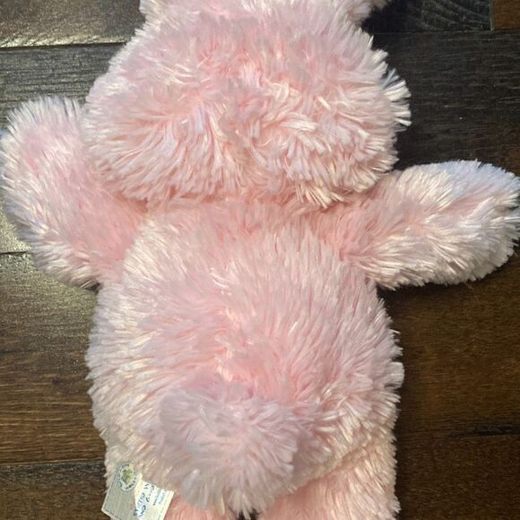 Build a bear Pawsome pink bunny colorful ears plush stuffed animal Easter spring - Picture 8 of 10